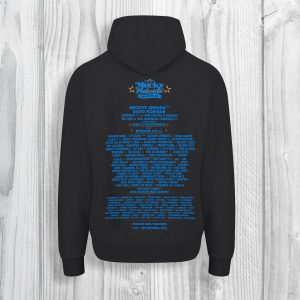 MUCKY WEEKENDER LINE UP 2025 - BLACK HOODIE