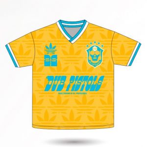 FC PISTOLERO - YELLOW & BLUE FOOTBALL JERSEY