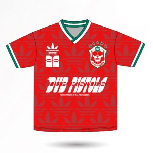 FC PISTOLERO - RED & GREEN FOOTBALL JERSEY