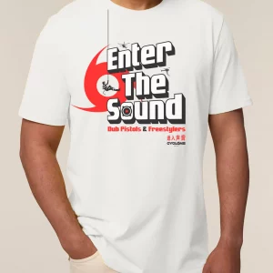 DUB PISTOLS & FREESTYLERS 'ENTER THE SOUND' T-SHIRT WHITE MENS
