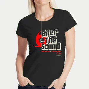 DUB PISTOLS & FREESTYLERS 'ENTER THE SOUND' T-SHIRT BLACK LADIES