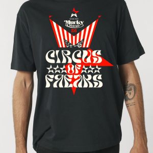 MUCKY WEEKENDER 2026 - CIRCUS OF FREAKS BLACK, RED & WHITE T-SHIRT